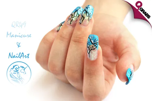 For QR49 get a manicure with a nail art finish (QR100 Value)